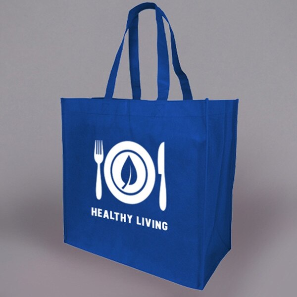 PRINTED Nylon Grocery Bag. 16 x 16